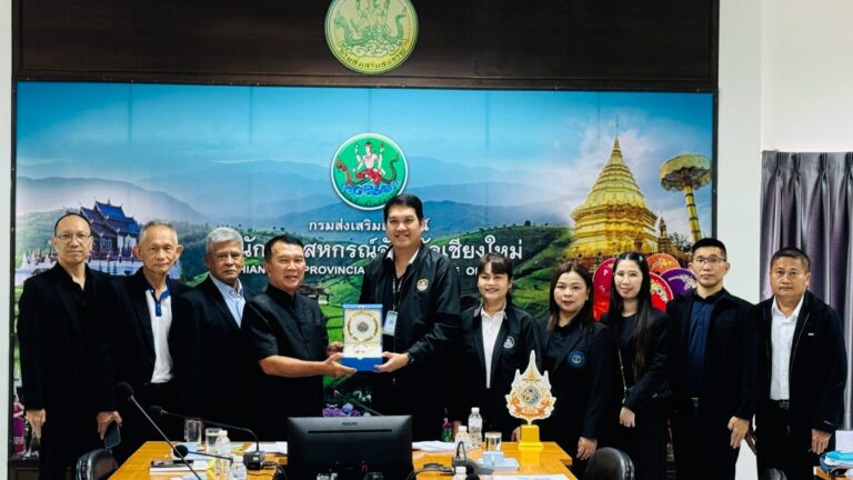 ช.น.ส.ท. เข้าพบสหกรณ์จังหวัดเชียงใหม่ เพื่อหารือและติดตามแนวทางแก้ไขปัญหาสหกรณ์ออมทรัพย์แม่สาเกิดผลพัฒนา จำกัด